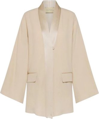 Momoni Trinity Jacket - Dames - Blazers - Beige - XS - Polyester - Jassen