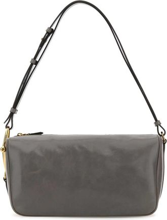 Gucci Grey Half Horsebit medium shoulder bag