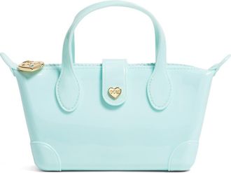 Stoney Clover Lane Jelly Pouchette Clear Crossbody Bag in Sky at Nordstrom