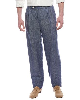 Brunello Cucinelli Easy Fit Linen Pant