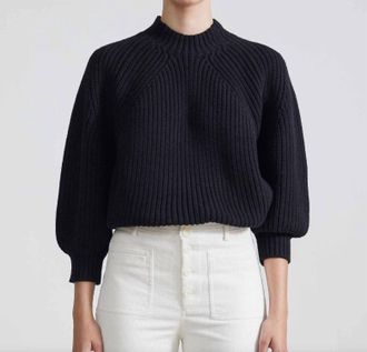 Apiece Apart Eco Nueva Merel Sweater In Black