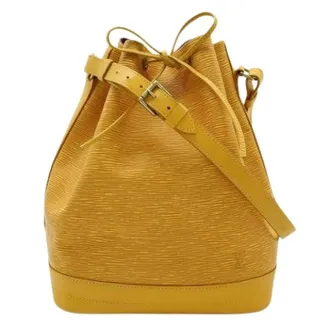Louis Vuitton Pre-owned Bucket Bags, female, Yellow, Size: ONE SIZE Pre-owned Noe Shoulder Bag