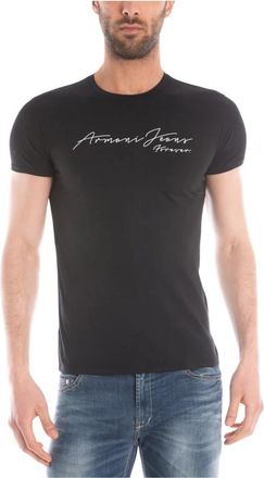Armani Jeans T-Shirts - Heren - T-shirts - Zwart - XL - Tops