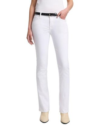 7 For All Mankind Kimmie White Straight Leg Jean