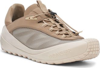 Moncler Trailgrip LP Suede & Nubuck Sneaker in Beige at Nordstrom, Size 12Us
