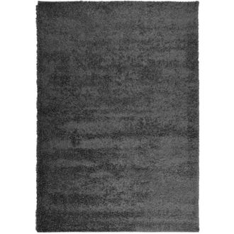 vidaXL Vidaxl - Shaggy Rug pamplona High Pile Modern Anthracite 140x200 cm