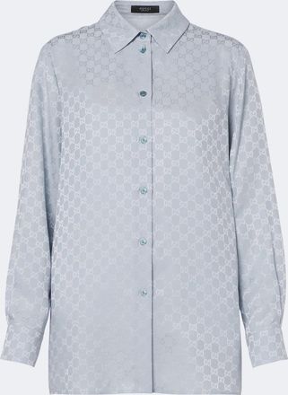 Gucci GG silk jacquard shirt