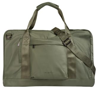 Bugatti Reisetasche BUGATTI ELIA, Damen, Gr. B/H/T: 55cm x 33cm x 20cm onesize, gr&uuml;n, Kunstfaser, leicht gl&auml;nzend, unifarben, Taschen Reisetasche