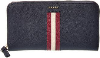 Bally Sorissa Leather Zip Around Wallet