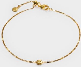 Katie Loxton Aphira Anklet in Gold Coated at Nordstrom, Size 9