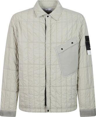 Stone Island Jassen - Heren - Zomerjassen - Beige - XL - Jassen