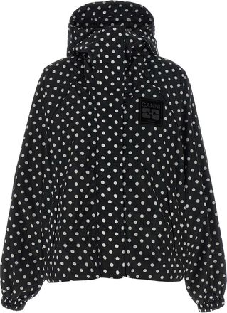 Ganni Anorak de lunares Ganni
