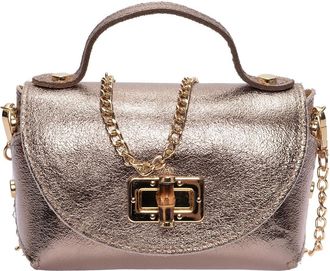 Roberta M Brons Rundleer Tas