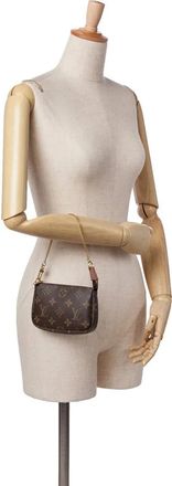 Louis Vuitton Crossbody Bags - 2020 Monogram Mini Pochette Accessoires - Gr. unisize - in Braun - für Damen