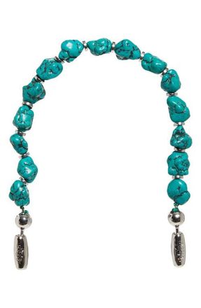 OSSA Linked Gemstone Wrist Strap in Turquoise at Nordstrom