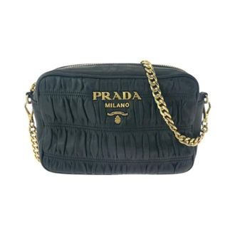 Prada Pre-owned Cross Body Bags, female, Black, Size: ONE SIZE Pre-owned Vintage Cross Body Bag