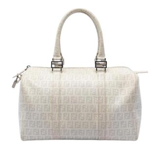 Fendi Pre-owned Boston Bag - Dames - Vintage Handtas - Wit - ONE Size - Vintage