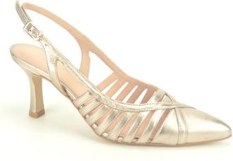 Zinda Platinum Bandjes VG. Tip - Dames - Pumps - Geel - 40 EU - Schoenen
