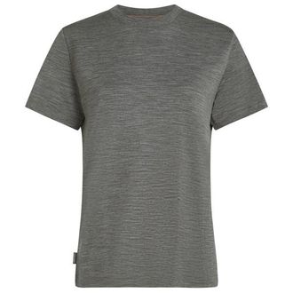 Icebreaker 15.5 Merinofine Jersey S/S Tee Merinoshirt f&uuml;r Damen | grau