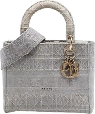 Dior Pre-owned Lady D-Lite Handbag - - Pre-owned - Donna - Grigio - ONE SIZE