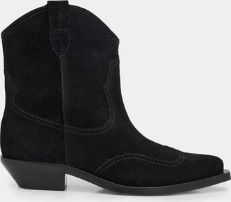 Schutz Nash 30MM Suede Ankle Boots