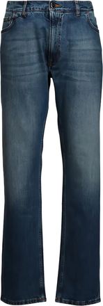 Isaia Jeans con bottoni - Blu
