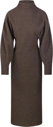 Max Mara Tenuta Jurk - Dames - Kleedjes - Bruin - 3XS - Kleedjes