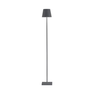 Zafferano L&aacute;mpara pie led gris oscuro regulable 122 cm poldina pro l