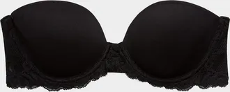 Natori Feathers Strapless Plunge Bra