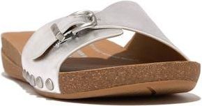 FitFlop iQushion Slide Sandal in Silver at Nordstrom Rack, Size 10