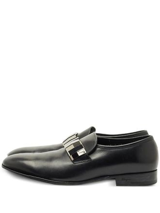 Ferragamo Leren loafers - Zwart