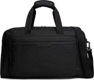 Tommy Hilfiger Repeat Logo Duffel Bag - Heren - Laptoptassen - Zwart - ONE Size - Polyester - Tassen