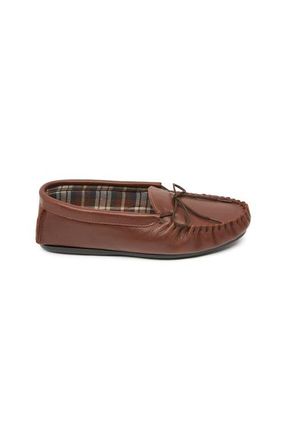 Celtic & Co. British Golf Moccasins in Rust at Nordstrom, Size 14