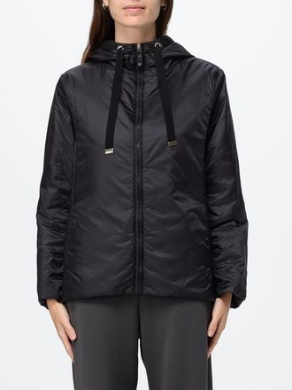 Max Mara Giacca a vento corta in tessuto tecnico con cappuccio e coulisse