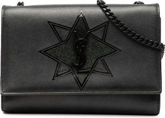 Saint Laurent Borsa a tracolla Kate piccola in pelle di vitello con monogramma 2015 - Nero