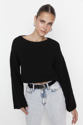 Trendyol Dames Bell Sleeve Rechte Trui