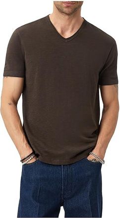 John Varvatos Miles V-Neck K3595W25 Mens Clothing Dark Brown : 2XL, Cotton