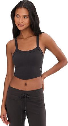 Free People Movement All Clear Cami Solid Womens Clothing Chocolate : MD-LG (Womens 8-12), Elastane/Polyester