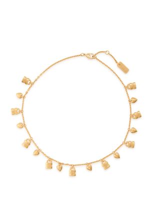 Chlo&eacute; The Chlo&eacute; Paddington Mini Charm Necklace - Gold - One Size