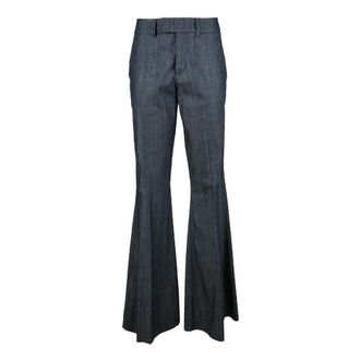 Seafarer Katoenen Casual Broek - Dames - Wijde Broeken - Blauw - S - Katoen - Broeken