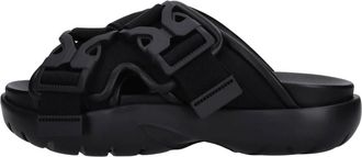 Bottega Veneta Snap Slide Sandaal - Dames - Sandalen - Zwart - 38 EU - Schoenen