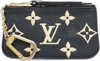 Louis Vuitton Monogram Empreinte Beige Black Monogram Empreinte Coin Purse/Coin Case (Pre-Owned)