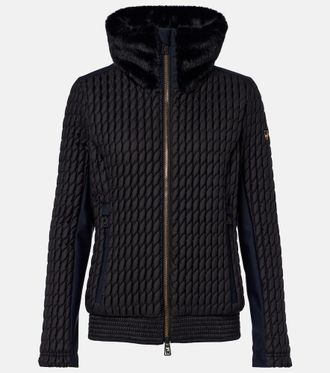 Toni Sailer Gillian teddy-trimmed ski jacket