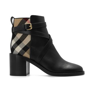 Burberry Dames, Schoenen, Zwart, Maat: 38 1/2 EU Leer