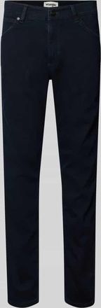 Wrangler Regular Fit Jeans im 5-Pocket-Design Modell Greensboro in Black, Gr&ouml;&szlig;e 30/30