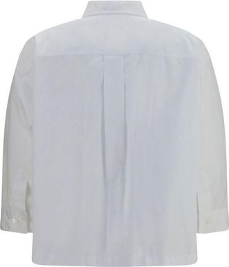 Brunello Cucinelli Womens White Cotton Dress Shirt