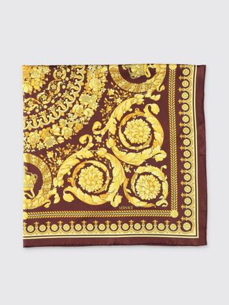 Versace Foulard in seta con stampa barocca Versace