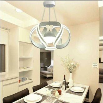 Trade Shop Trade Shop Traesio - Trade Shop - Lampadario Soffitto Sfera Moderno Led 78w Lampada Luce Calda Fredda Naturale B21