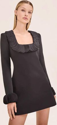 Alexis Tyra Long Sleeve Mini Dress In Black
