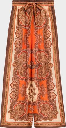 Zimmermann Mahon Relaxed Silk Pants